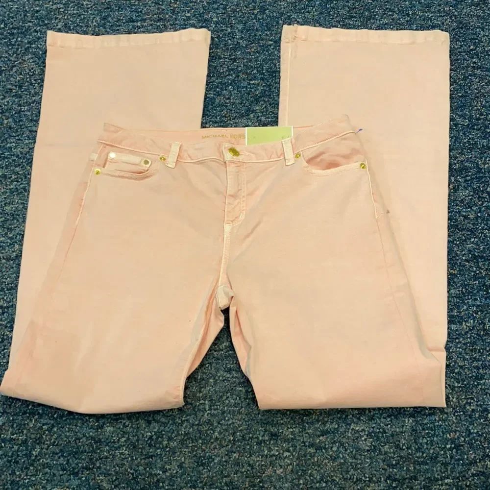 Michael Kors Light Pink Selma Flare Pants sz. 10